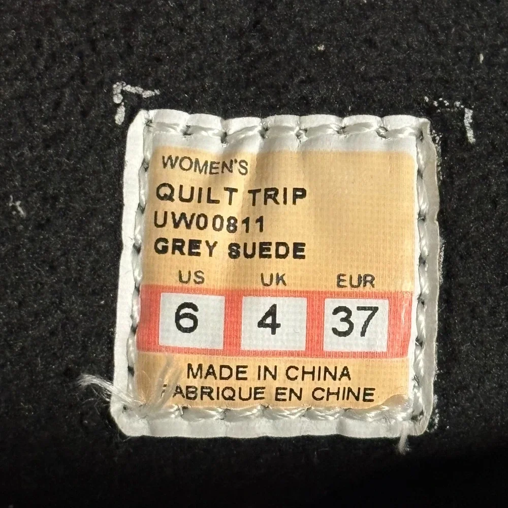 Cushe Boots 6 Gray Suede Tall Quilted Waterproof Winter Snow Comfort Outdoors‎